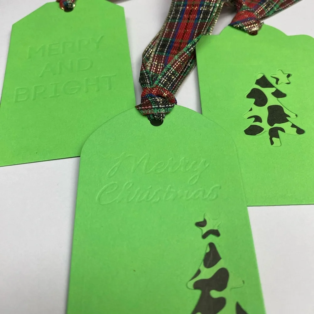 Lot of Handcrafted Christmas Tags for Gifts